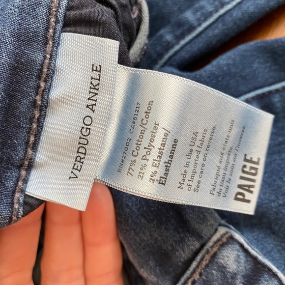 Designer Paige Size 26 Ankle Jeans - Picture 4 of 9